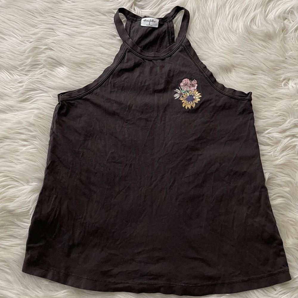 Others Follow Graphic Halter Tank